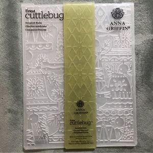 Cuttlebug Anna Griffin SWEDISH BELLS Embossing folder & border set